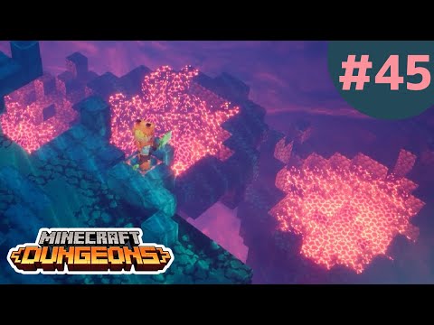 新dlc5 の輝く峡谷に行った勇者は鮮やかな 海底火山 を守りに行く マイクラダンジョンズ 45 Youtube