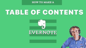 How to Create Table of Contents in Evernote