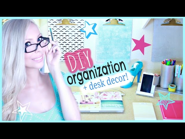 DIY Organization & Desk Decor Ideas! - YouTube