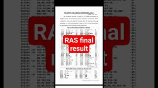 RAS final result#rajasthanvacancy2023#ras#result#handwrittennotes#pen pencil classes commerce#audit