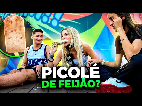 Provando comidas exóticas de Singapura!