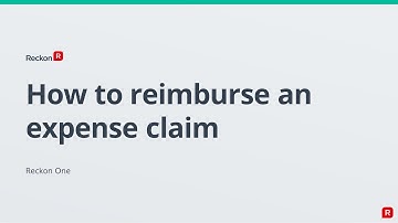 RECKON ONE - How do I reimburse an expense?