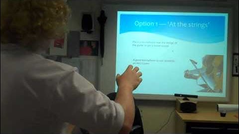 Controling PowerPoint with a Kinect
