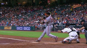 BAL@HOU: P. Alvarez smacks a solo home run