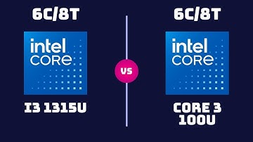 Intel Core i3 1315U vs Intel Core 3 100U – CPU Comparison | Which One Wins?