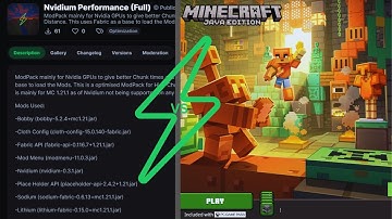 Comparing my MC ModPack: Nvidium Performance (Full), with Vanilla Minecraft!
