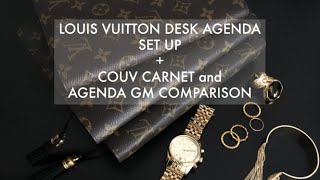 UPDATE ON LOUIS VUITTON DESK AGENDA SETUP + FAVORITE WRITING TOOLS 