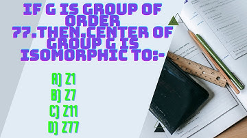 CSIR NET JUNE 2011 (PART 5) (MODERN ALGEBRA)