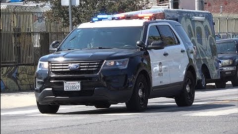 LAPD Newton Unit Responding