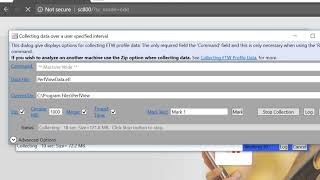 How to collect performance profiles for slow pages by PerfView