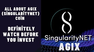 All About AGIX (SingularityNET) Coin | Definitely Watch Before You Invest  #singularitynet #agix