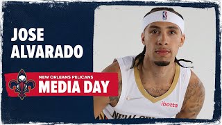 Jose Alvarado | New Orleans Pelicans Media Day 2022