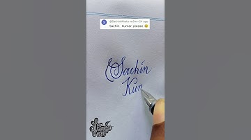 Stylish Name | Sachin Kumar | Stylish Signature | Calligraphy Signature