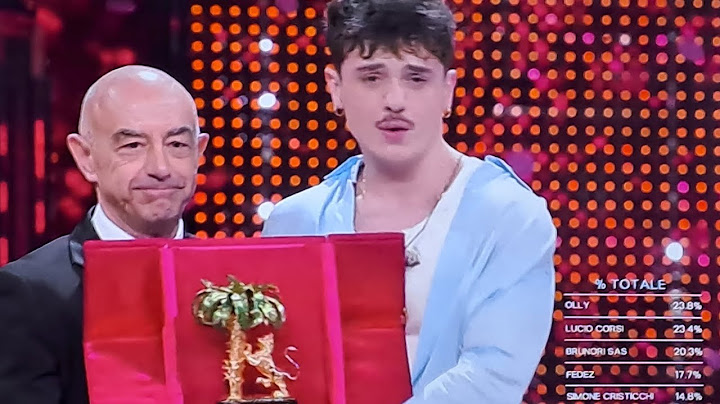Tv, Sanremo 2025: Olly vince la 75esima edizione con il brano 'Balorda nostalgia'