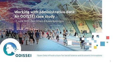 Responsible Open Science Part 3 Case Study With Adminstrative Data