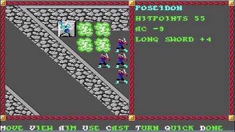 Pool of Radiance DOS Solo Final Showdown