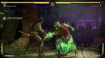 Mortal Kombat 11 shang Tsung ninja combo with ermac, rain and reptile