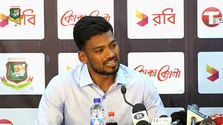 Media Conference | Najmul Hossain Shanto, Bangladesh Captain