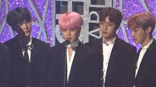 20170222 6th Gaon Chart Awards - BTS winning speech