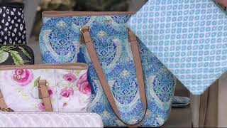 DENA North South Shopper com bolsa e carteira na QVC