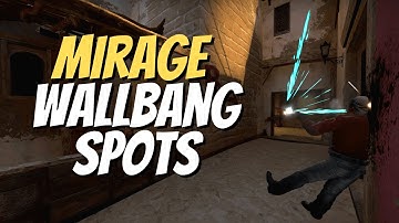 CS:GO You NEED to know this Wallbang Spots on Mirage
