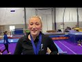 Interview hockinsons celia racanelli wins district gymnastics allaround title