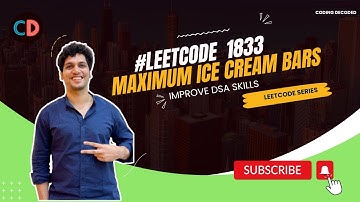 Leetcode 1833 Maximum Ice Cream Bars  | Coding Decoded SDE Sheet