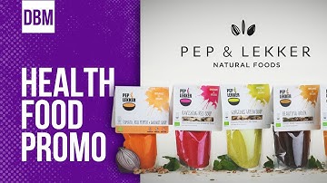 Health Food Product Promo made by DBM Motion Graphics for Pep & Lekker