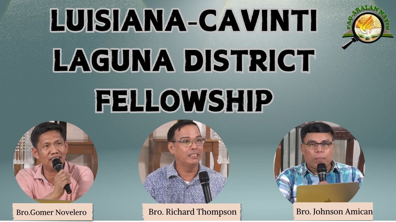 LIVE! LUISIANA-CAVINTI DISTRICT FELLOWSHIP Q&A PROGRAM | Oct. 10,2024 |