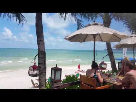 Baitong Restaurant on Chaweng Beach on Koh Samui in Thailand