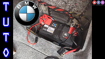 Où se trouve la batterie sur une BMW ?