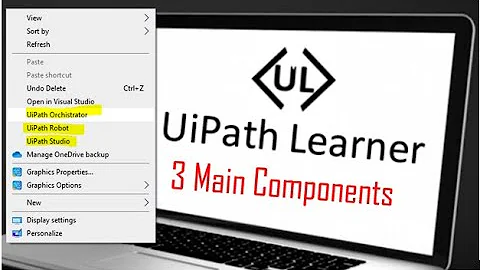 Components of Uipath Platform | Add Windows Right-click Context Menu - regedit | Uipath Learner