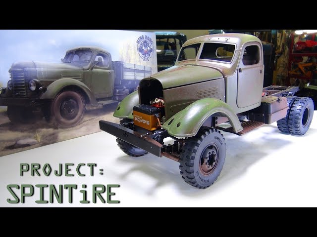 RC ADVENTURES - Project: "SPiNTiRE" - How To: PATiNA BASE PAiNT & SALT CHiPPiNG - KR11 Truck  / CA10