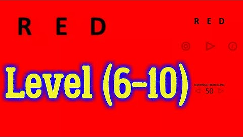 Red Level 6 7 8 9 10 Bart Bonte Game Android iOS