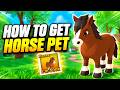 HOW TO GET HORSE PET in RIDE A PET Roblox