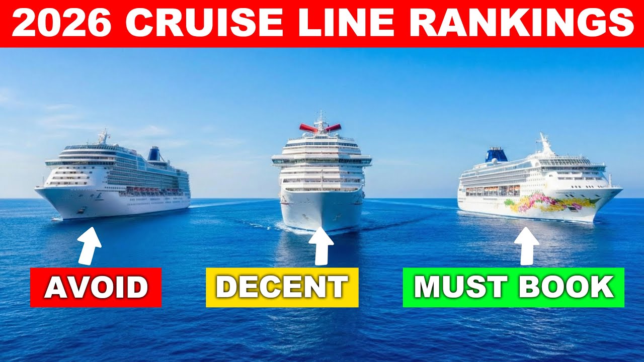 Ranking Cruise Lines from WORST to BEST! (Top Picks for 2026 + Which to AVOID…) | Cruise Tips