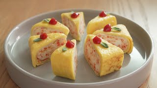 주말엔 초간단 계란말이케이크 :: Korean Egg Roll Cake