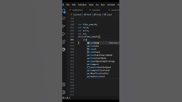 Fibonacci series easy method. #javascript