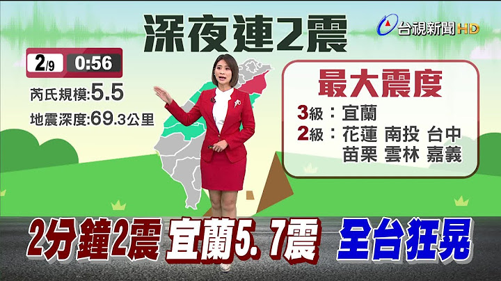 嚇!1夜2起規模5以上地震 氣象局:屬7日餘震 - 天天要聞