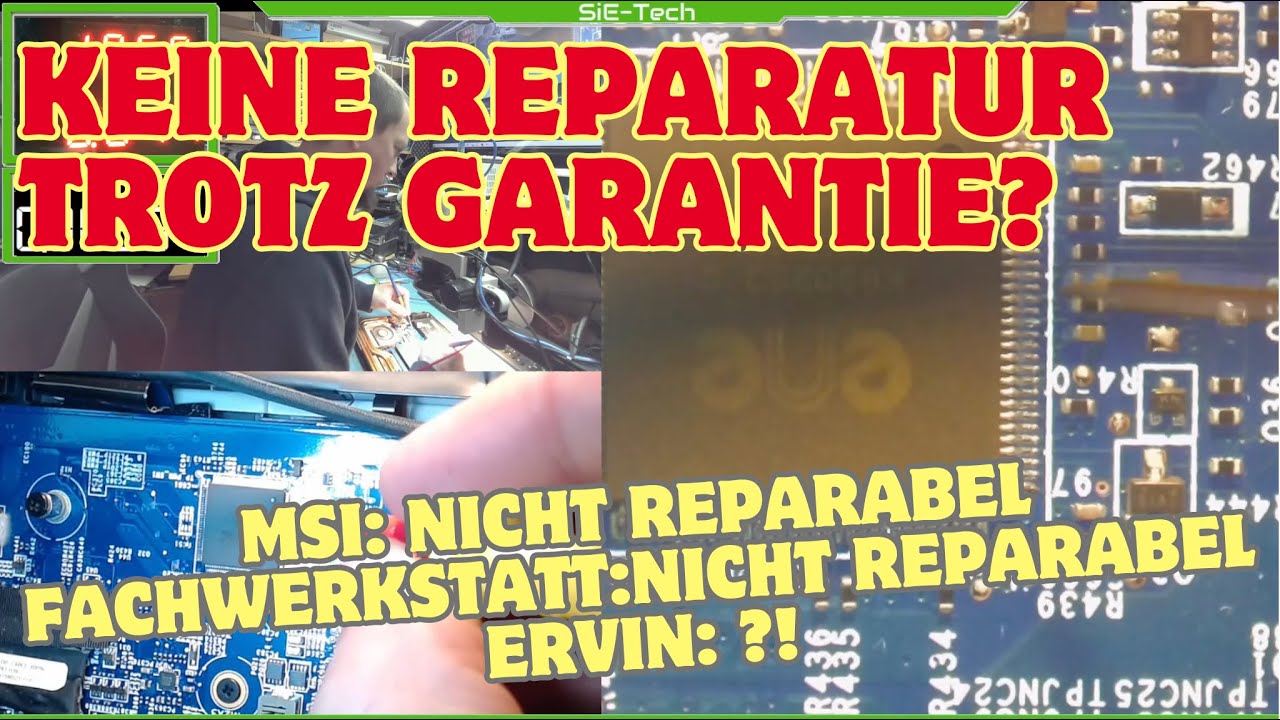 MSI Alpha 15 mit Garantie: keine Ersatzteile, keine Reparatur möglich