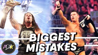 10 Biggest Mistakes WWE Made With WrestleMania | partsFUNknown