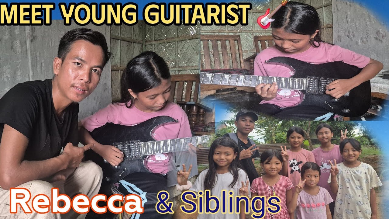 Знакомьтесь, Ребекка, юная гитаристка || Кавер на песню @hentokkonyak