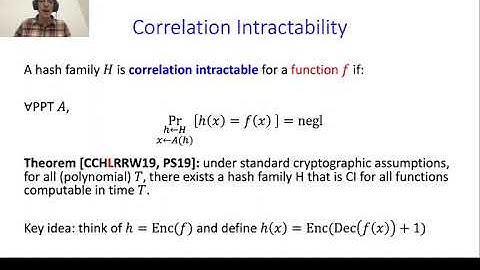 Correlation-Intractable Hash Functions via Shift-Hiding