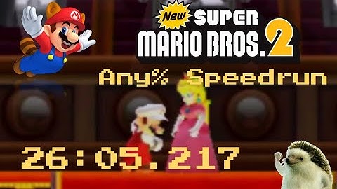 New Super Mario Bros. 2 Any% Speedrun in 26:05.217