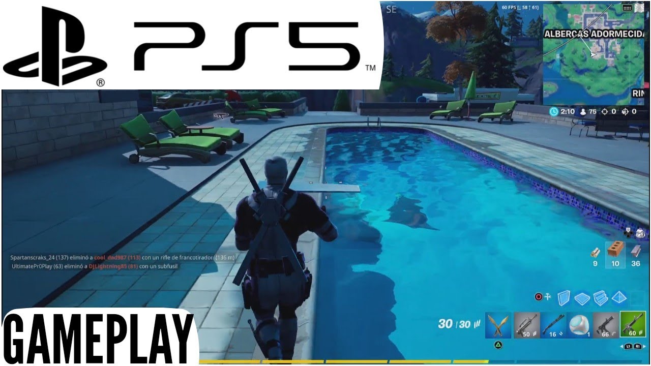 Fortnite PlayStation 5 Test  Gameplay Ray Tracing 