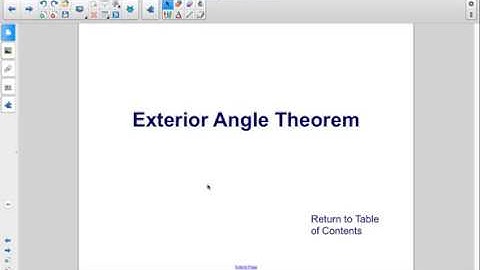 Geometry Triangles Exterior Angle Theorem