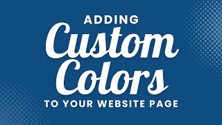 How to Add Custom Colors to a Website Page | ThrillShare Webmaster Tips