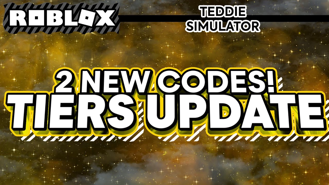 2-new-codes-tiers-update-teddie-simulator-roblox-youtube