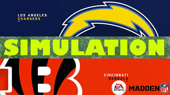Los Angeles Chargers vs Cincinnati Bengals Week 1 Full Game | Madden 2020 Season Simulation - 1080P