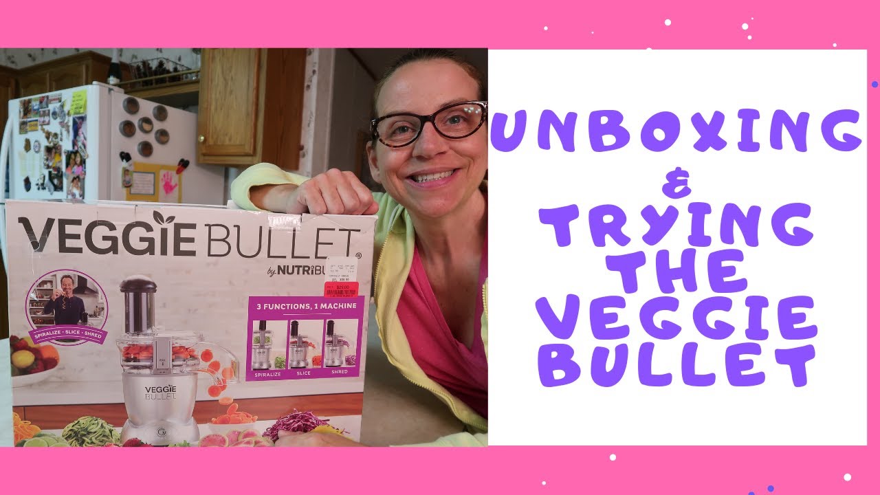 Veggie bullet review 2019 // Unboxing veggie bullet // spiralizer for